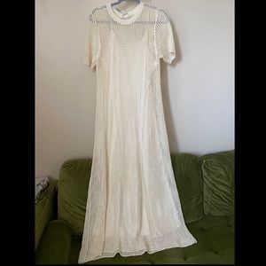 NWT COS maxi net dress